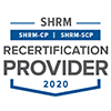 Approved provider logo for SHRM for 2020