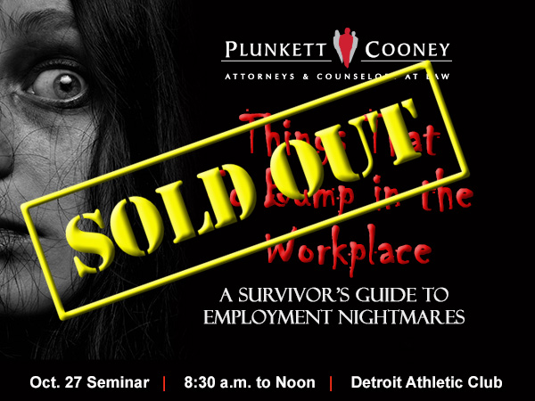 Plunkett Cooney Employment Law Seminar