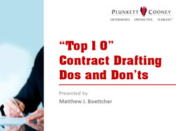 Contract Drafting Dos & Don'ts Webinar Recording
