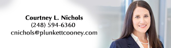 Courtney Nichols Plunkett Cooney Employment Law Attorney