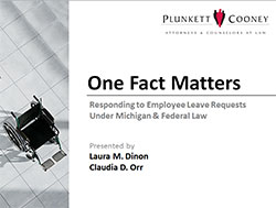One Fact Matters Webinar Recording - FMLA & PMLA