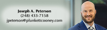 Joe Peterson photo with contact information