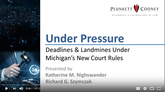title slide of Under Pressure webinar