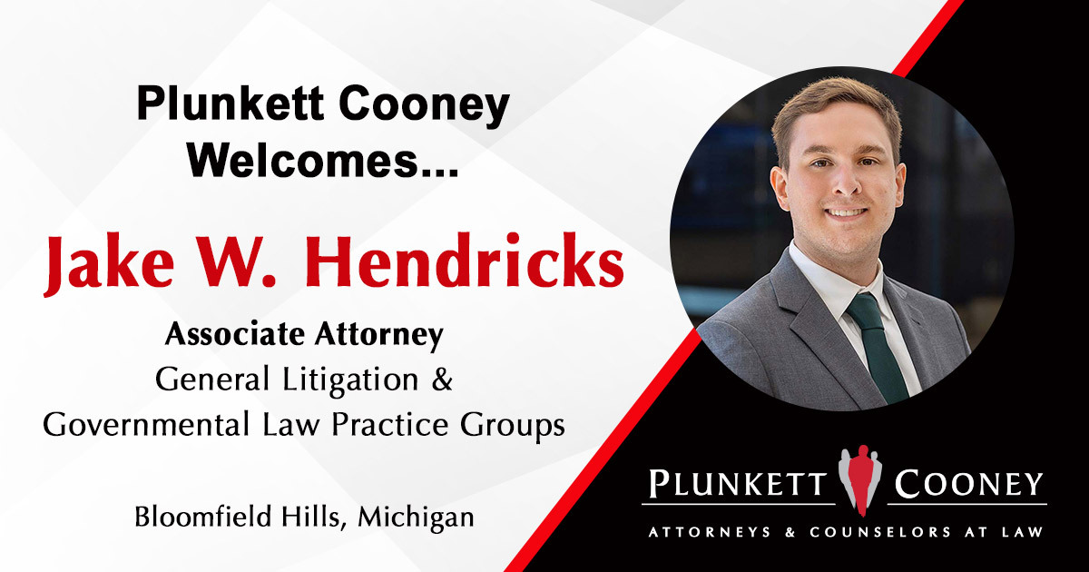 Hendricks joins firm’s litigation, governmental law groups business law and litigation defense